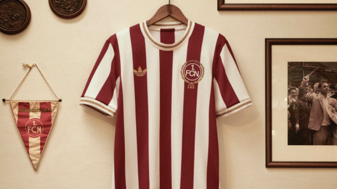 Camisa dos 125 anos do Nuremberg 2025 Adidas a