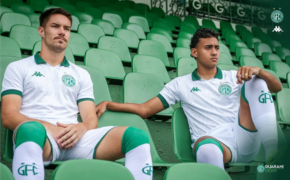 Camisa reserva do Guarani FC 2025 é revelada pela Kappa