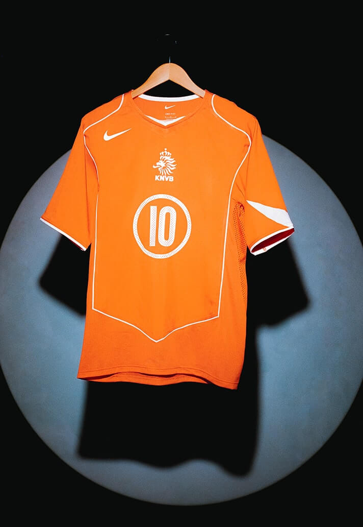 Camisa titular da Holanda 2004 Nike Total 90 2025