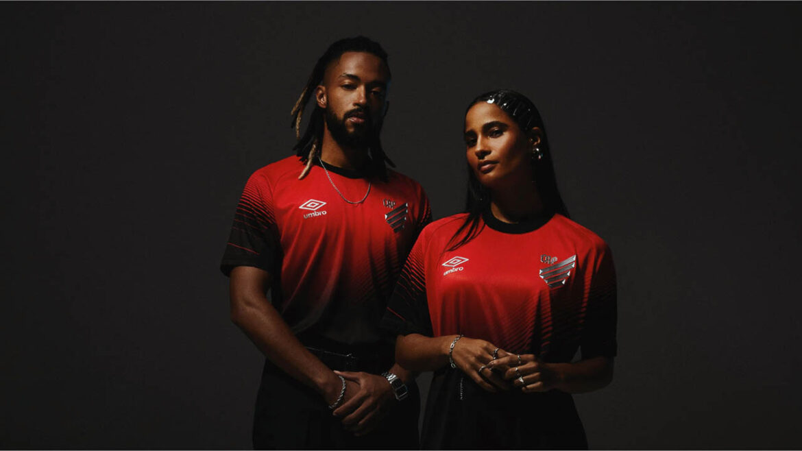 Camisa titular do Athletico Paranaense 2025-2026 Umbro