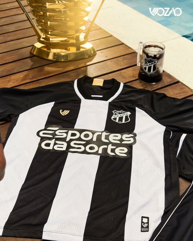 Nova camisa titular do Ceará SC 2025 Vozão » Mantos do Futebol
