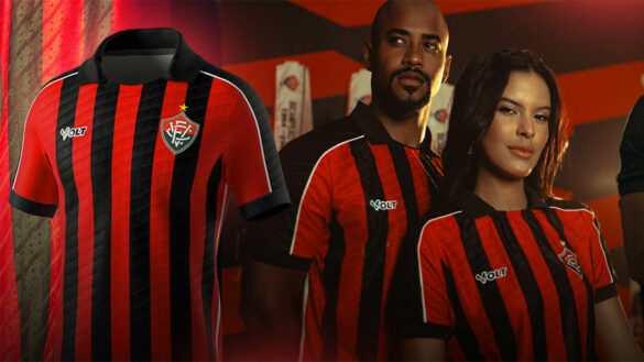 Nova camisa titular do EC Vitória 2025-2026 Volt » Mantos do Futebol