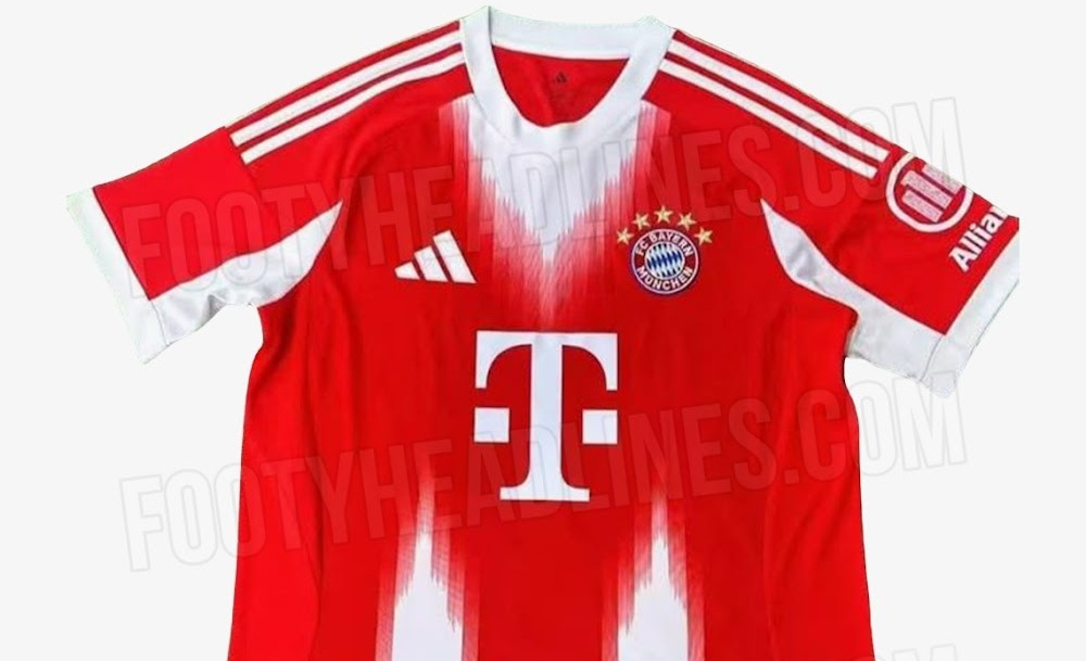 Camisas do Bayern de Munique 2025-2026 vazam