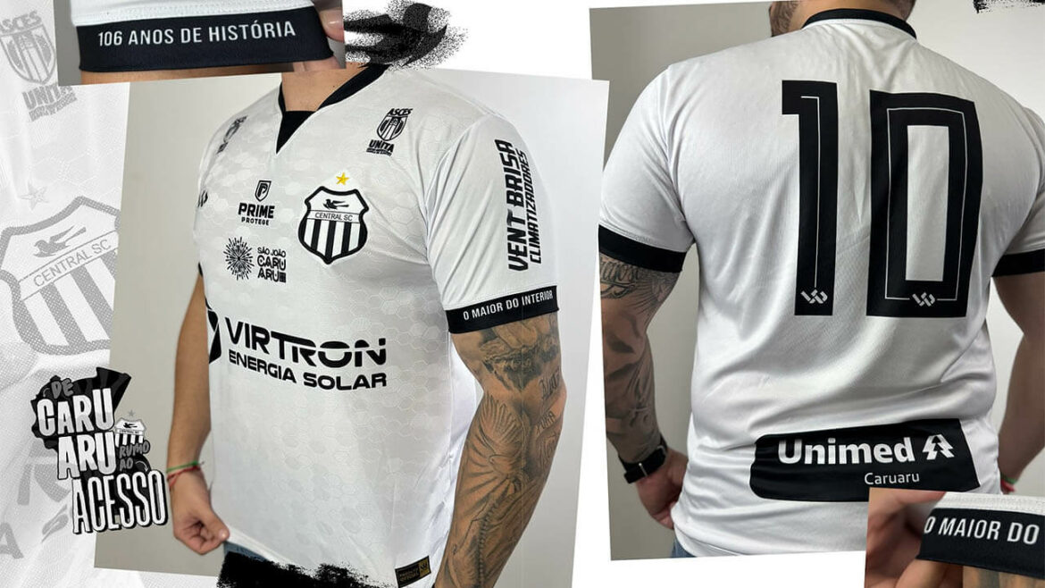Terceira camisa do Central de Caruaru 2025 LWGA