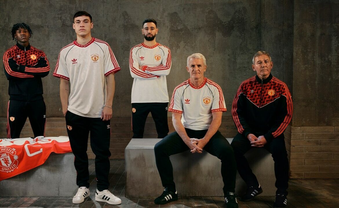 adidas relança camisa do Manchester United de 1991 (1) adidas relança camisa do Manchester United de 1991