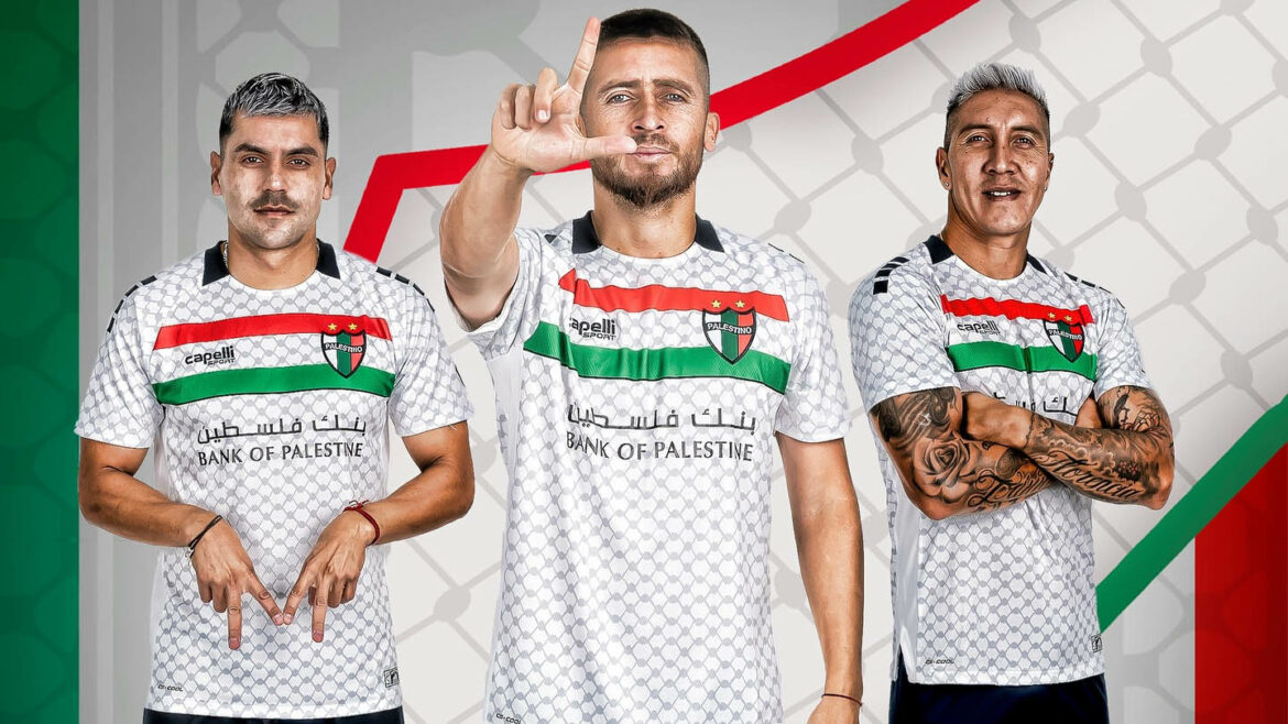 Camisa Keffiyeh do Palestino 2025 Capelli Sport