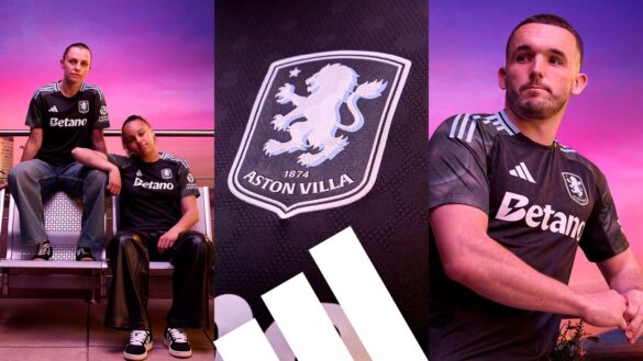 Camisa reserva do Aston Villa 2025-2026 é lançada pela Adidas