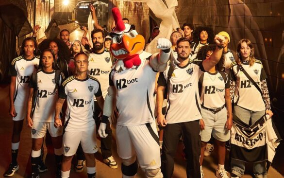 Camisa reserva do Atlético Mineiro 2025 é lançada pela Adidas