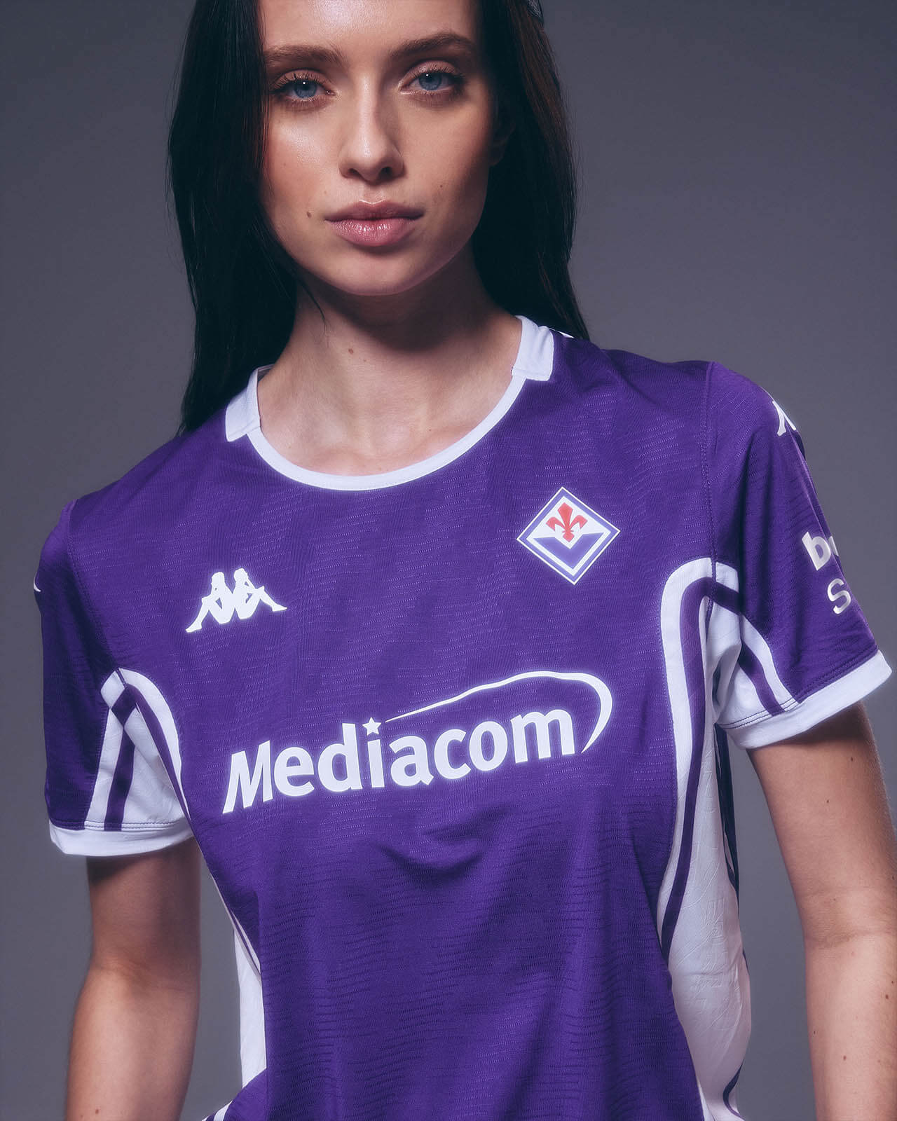 Camisa titular da Fiorentina 2025-2026 Kappa