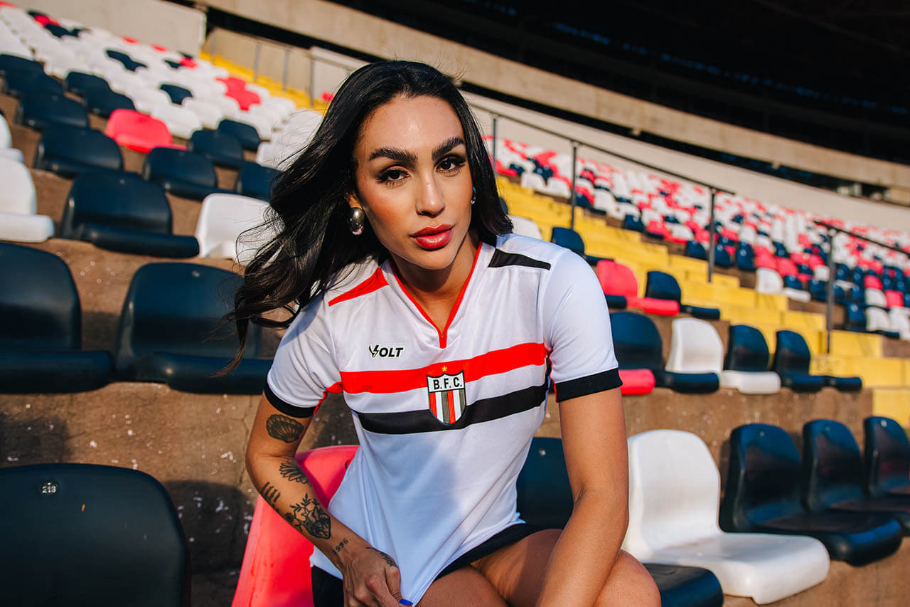 Camisa titular do Botafogo-SP 2025-2026 Volt