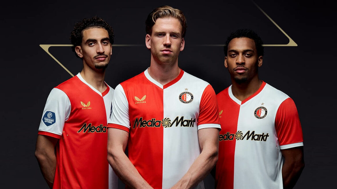Camisa titular do Feyenoord 2025-2026 Castore