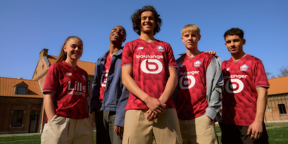 Camisa titular do Lille OSC 2025-2026 é lançada pela New Balance