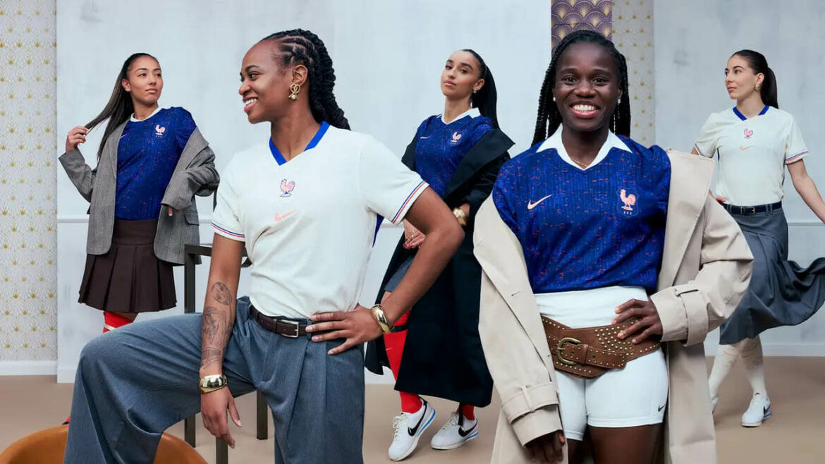Camisas da Seleção feminina da França 2025-2026 Nike