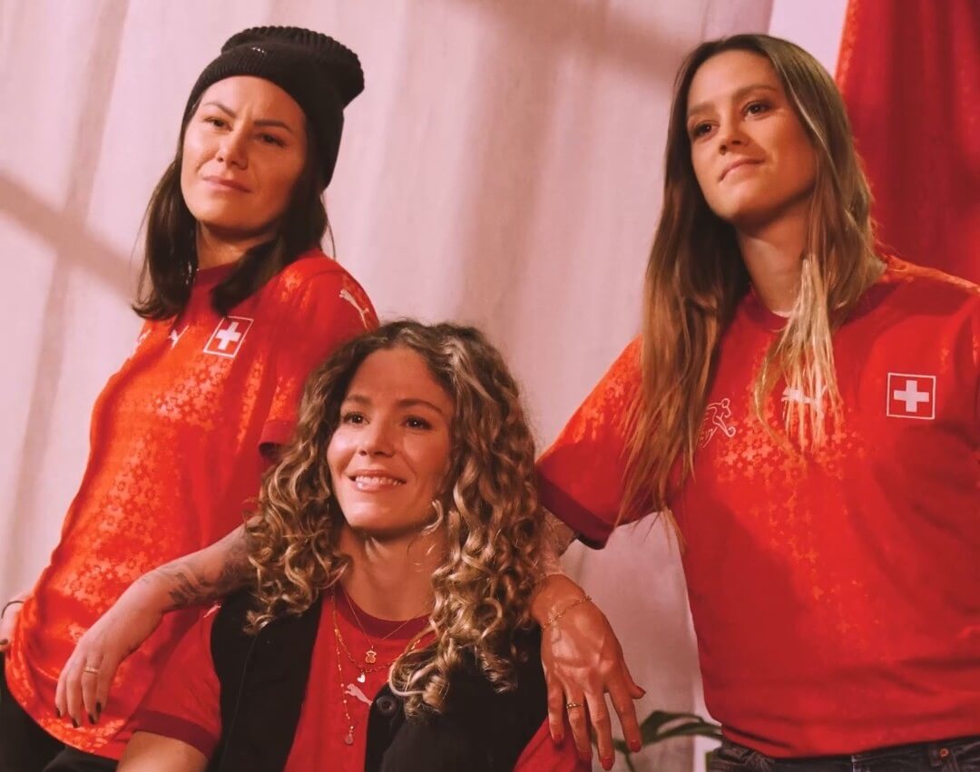 Camisas da Suíça Feminina para a Euro 2025 são apresentadas