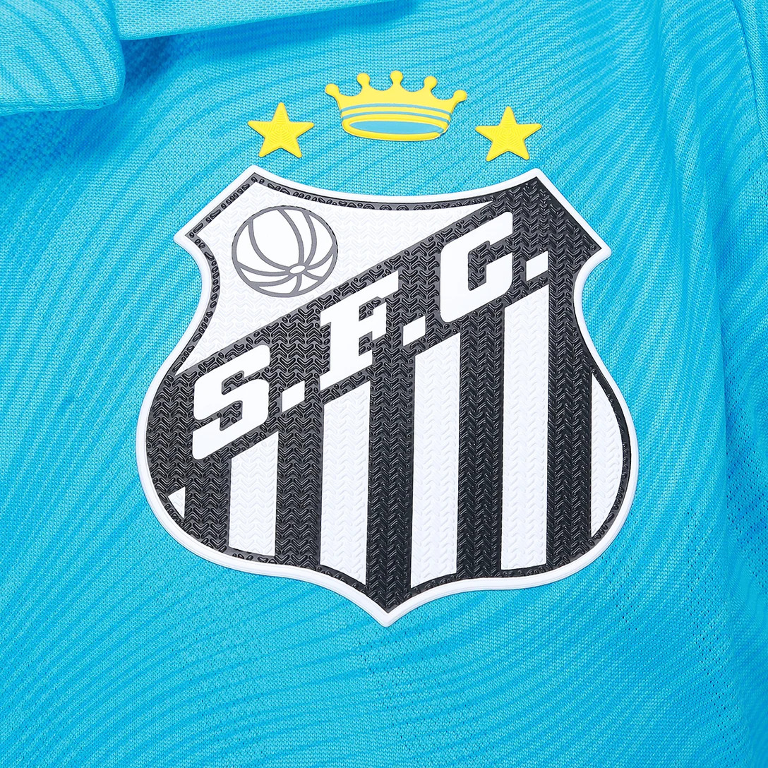 Terceira camisa azul do Santos FC 2025-2026 é lançada pela Umbro