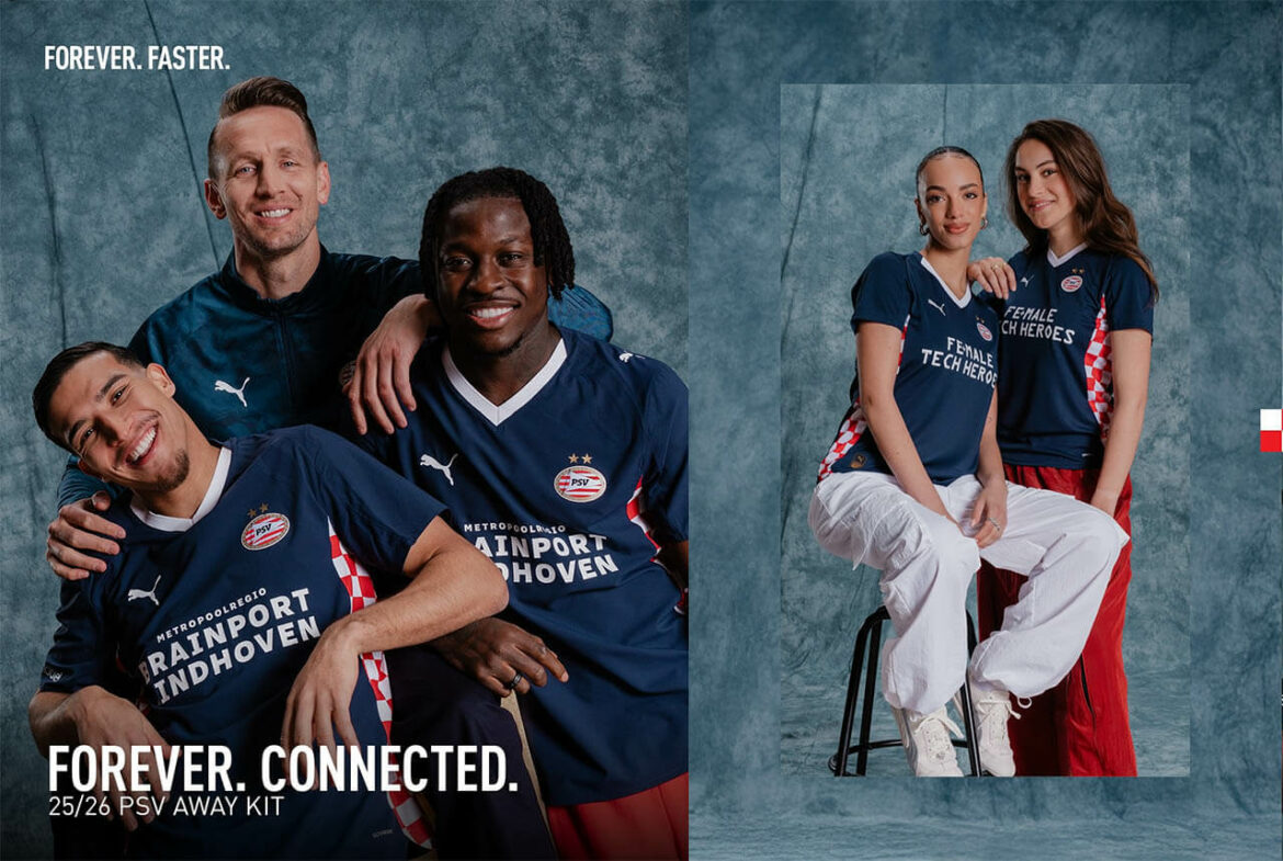 camisa reserva do PSV 2025-2026 PUMA