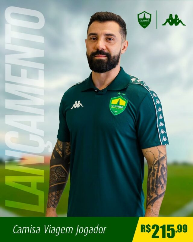 Cuiabá EC apresenta novos uniformes de treino