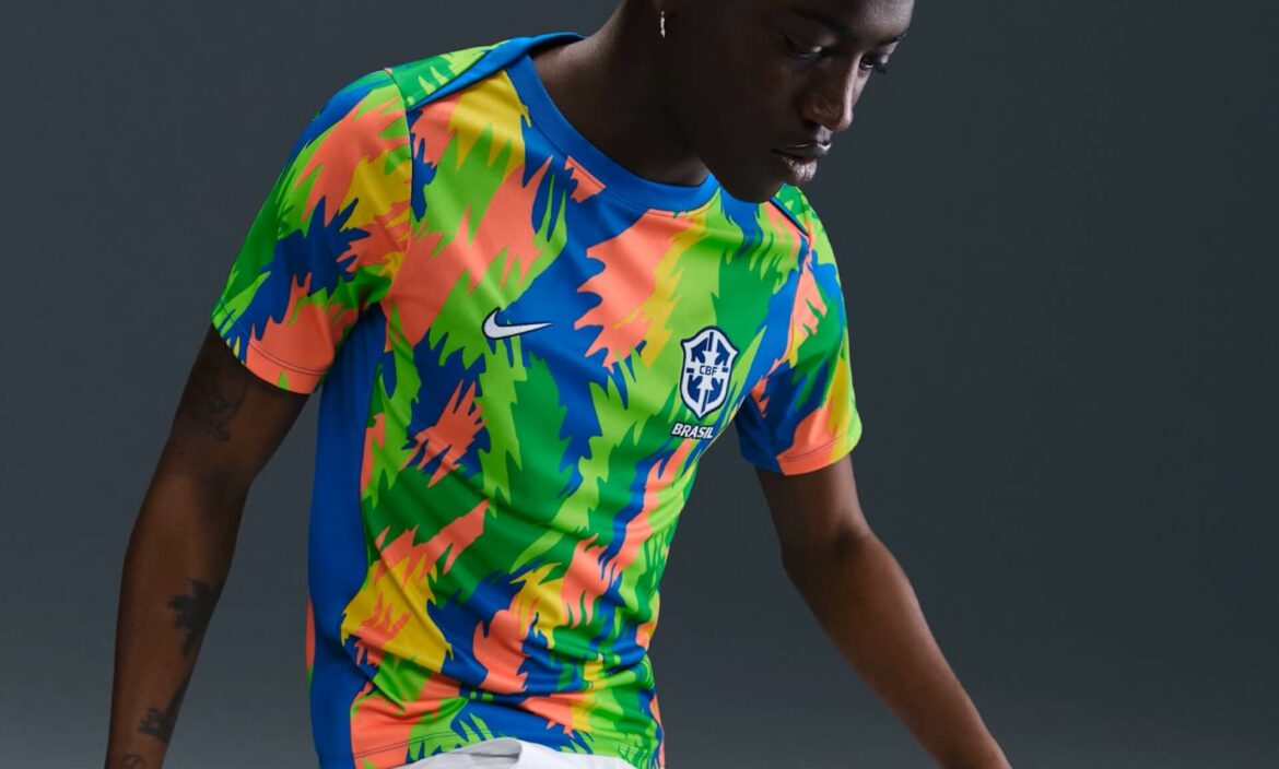 Camisa pré-jogo brasil 2025
