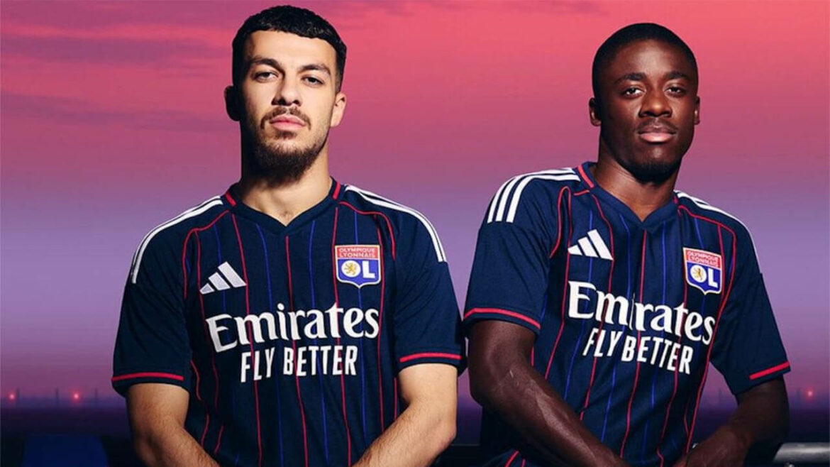 Camisa reserva do Olympique de Lyon 2025-2026 adidas