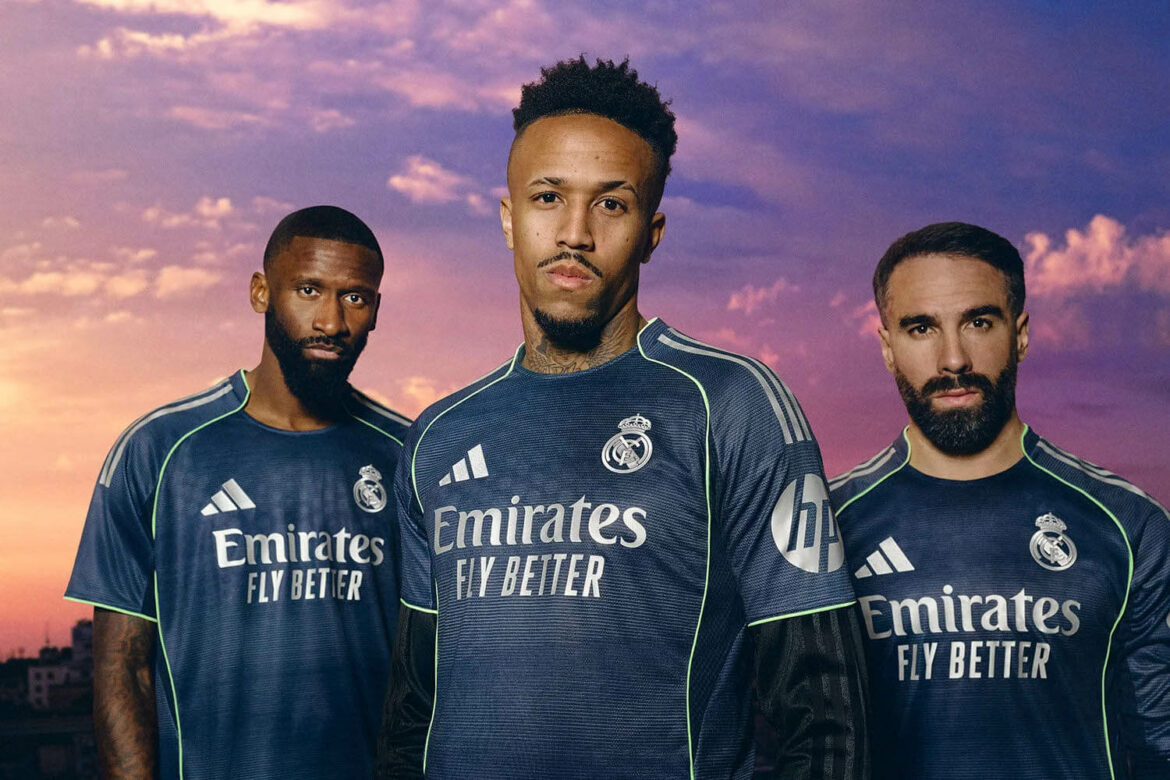Camisa reserva do Real Madrid 2025-2026 Adidas