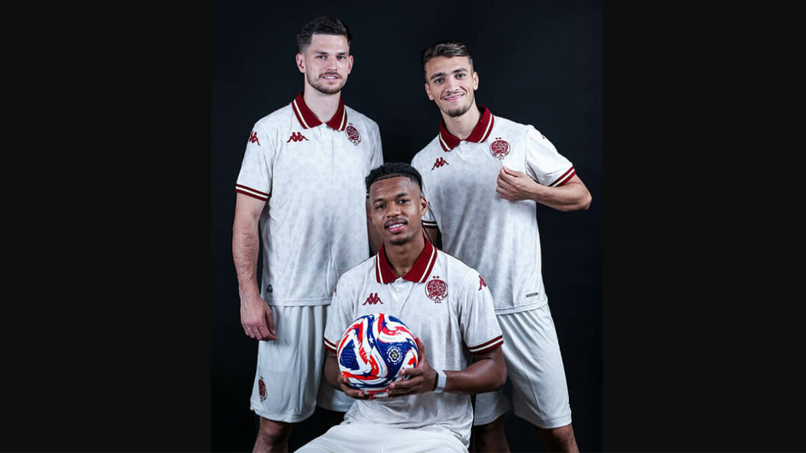 Camisa reserva do Wydad Casablanca 2025-2026 Kappa a Camisa reserva do Wydad Casablanca 2025-2026 Kappa