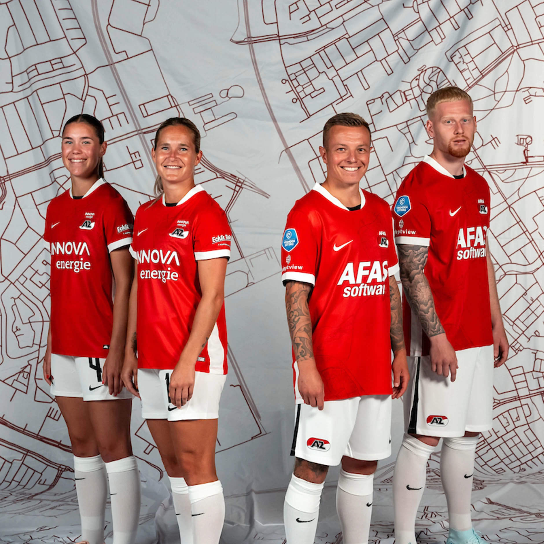 Camisa titular do AZ Alkmaar 2025-2026 Nike