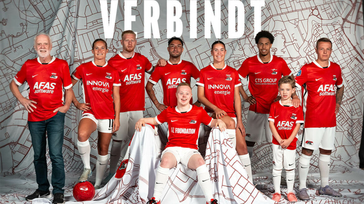 Camisa titular do AZ Alkmaar 2025-2026 Nike