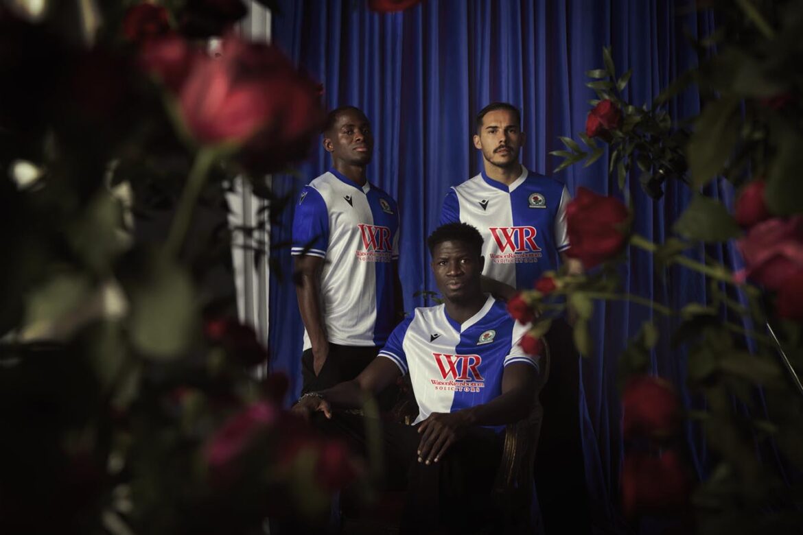 Camisa titular do Blackburn Rovers 2025-2026 Macron