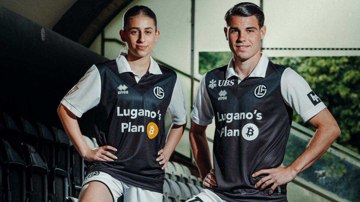 Camisa titular do FC Lugano 2025-2026 Erreà