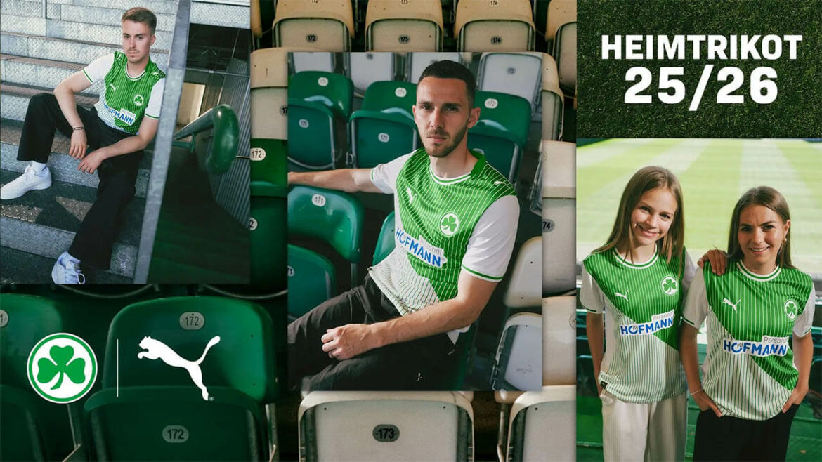 Camisa titular do Greuther Fürth 2025-2026 PUMA