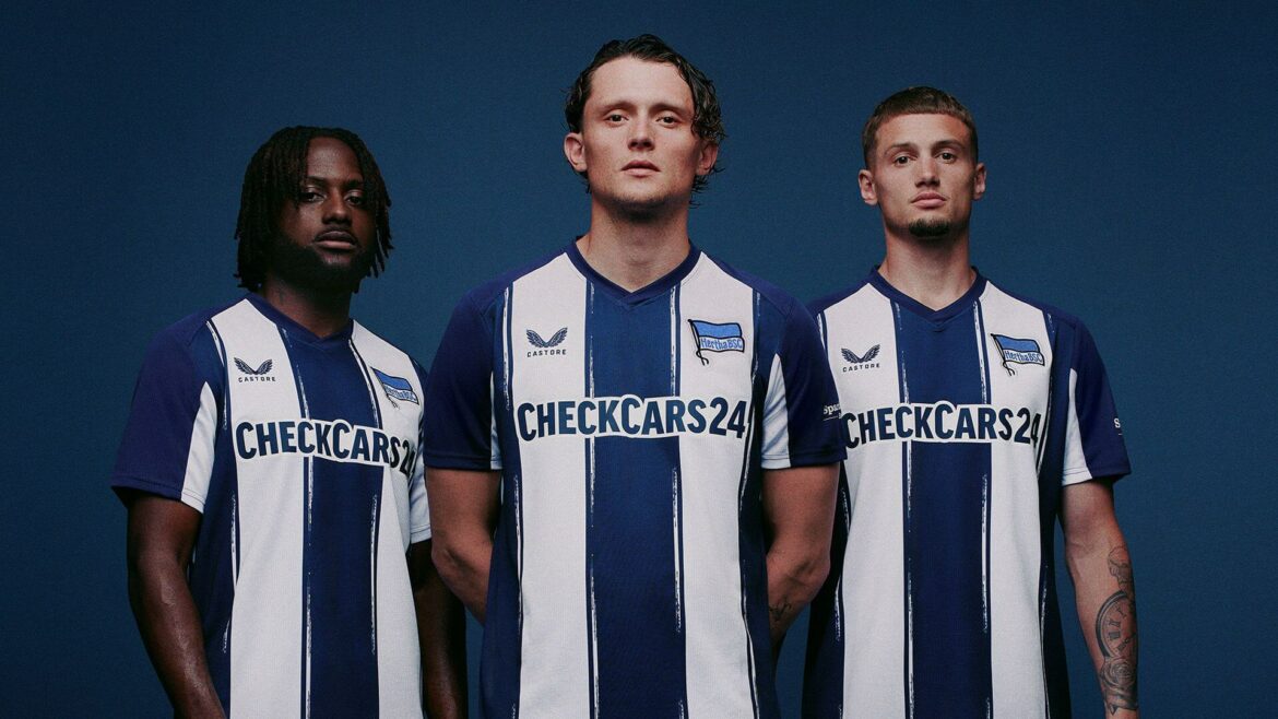 Camisa titular do Hertha Berlin 2025-2026 Castore