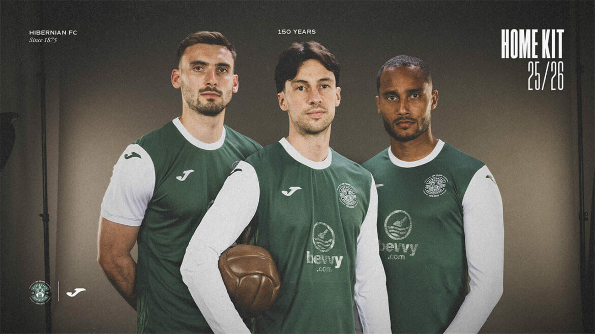 Camisa titular do Hibernian FC 2025-2026 JOMA