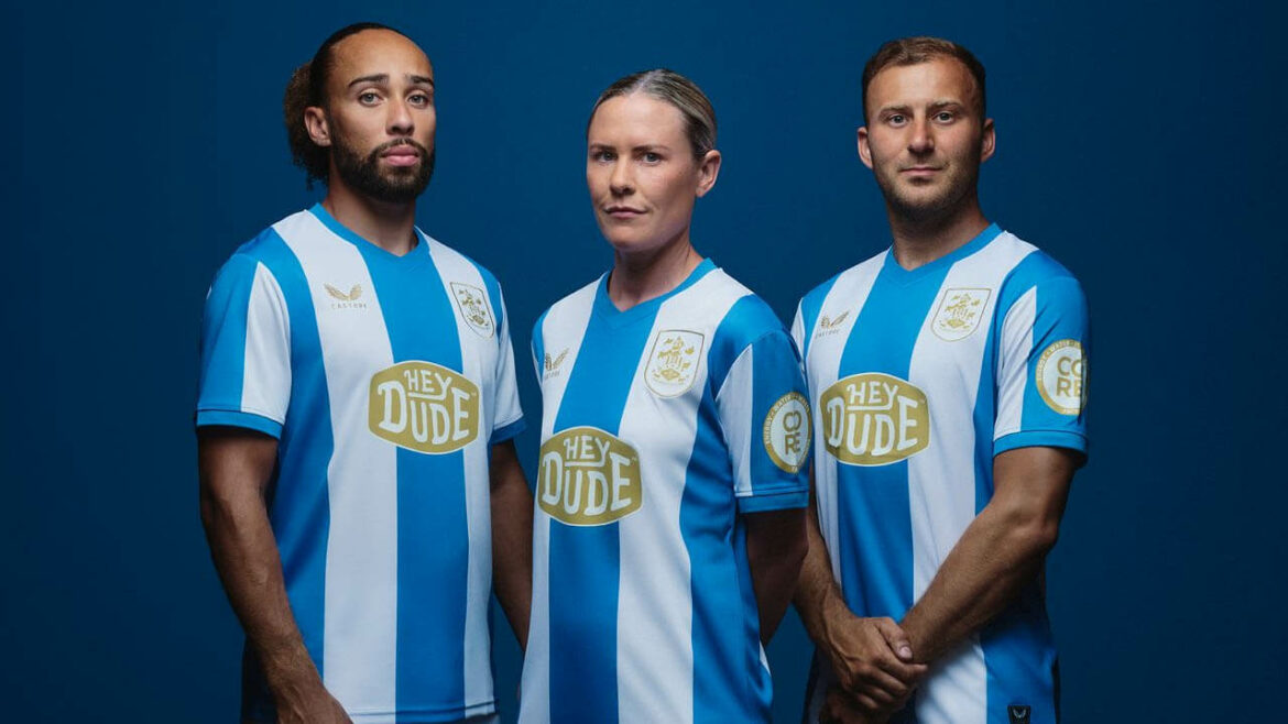 Camisa titular do Huddersfield Town 2025-2026 Castore