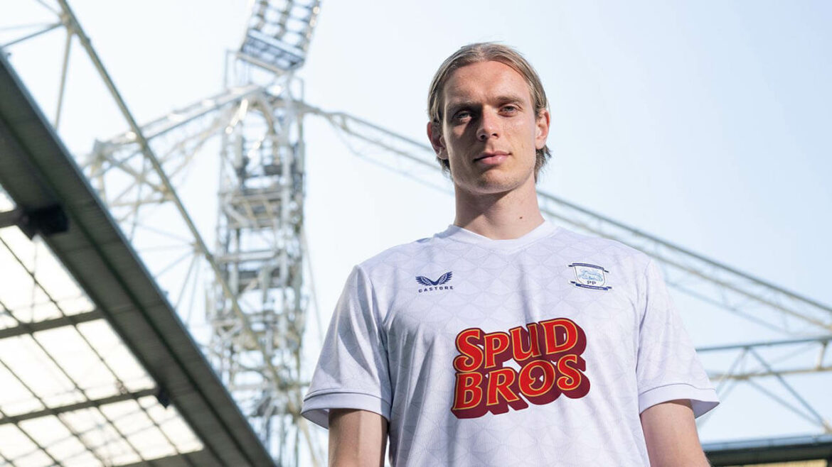 Camisa titular do Preston North End 2025-2026 Castore