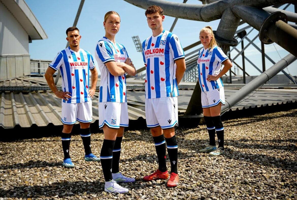 Camisa titular do SC Heerenveen 2025-2026 é apresentada pela Macron