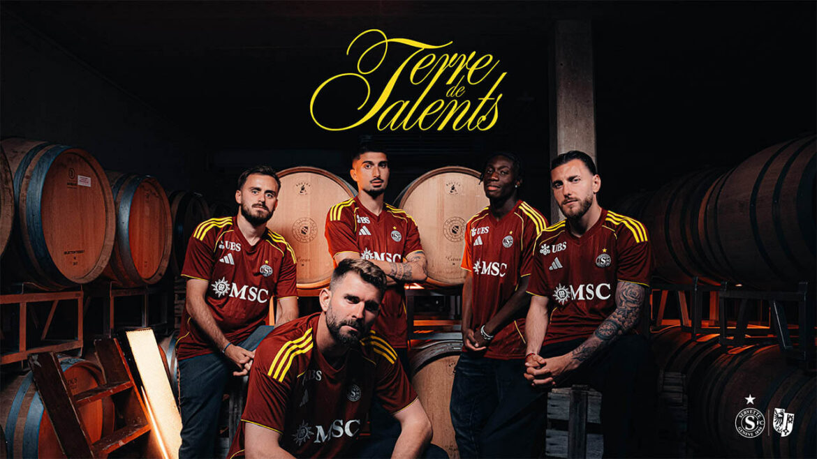 Camisa titular do Servette FC 2025-2026 adidas