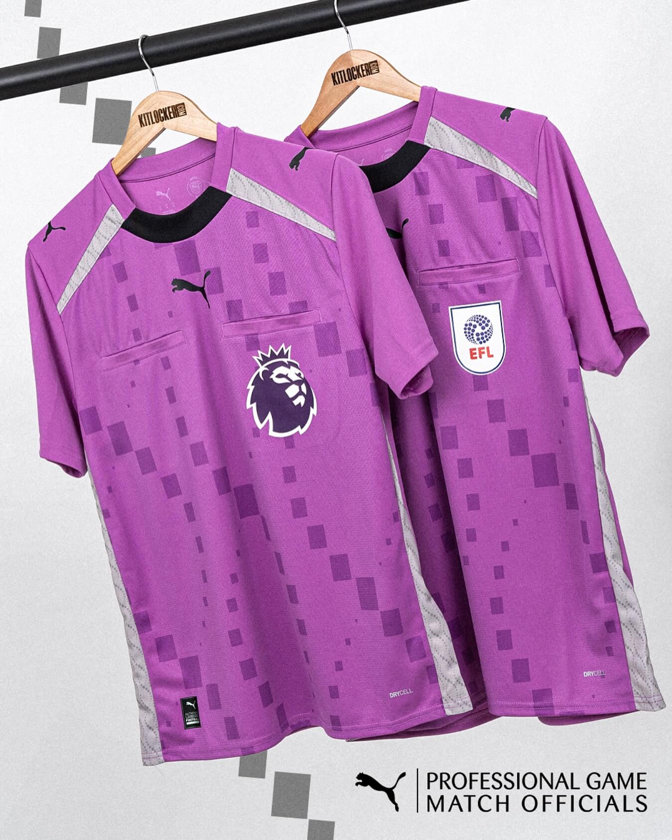 PUMA apresenta uniformes dos árbitros da Premier League 2025-2026