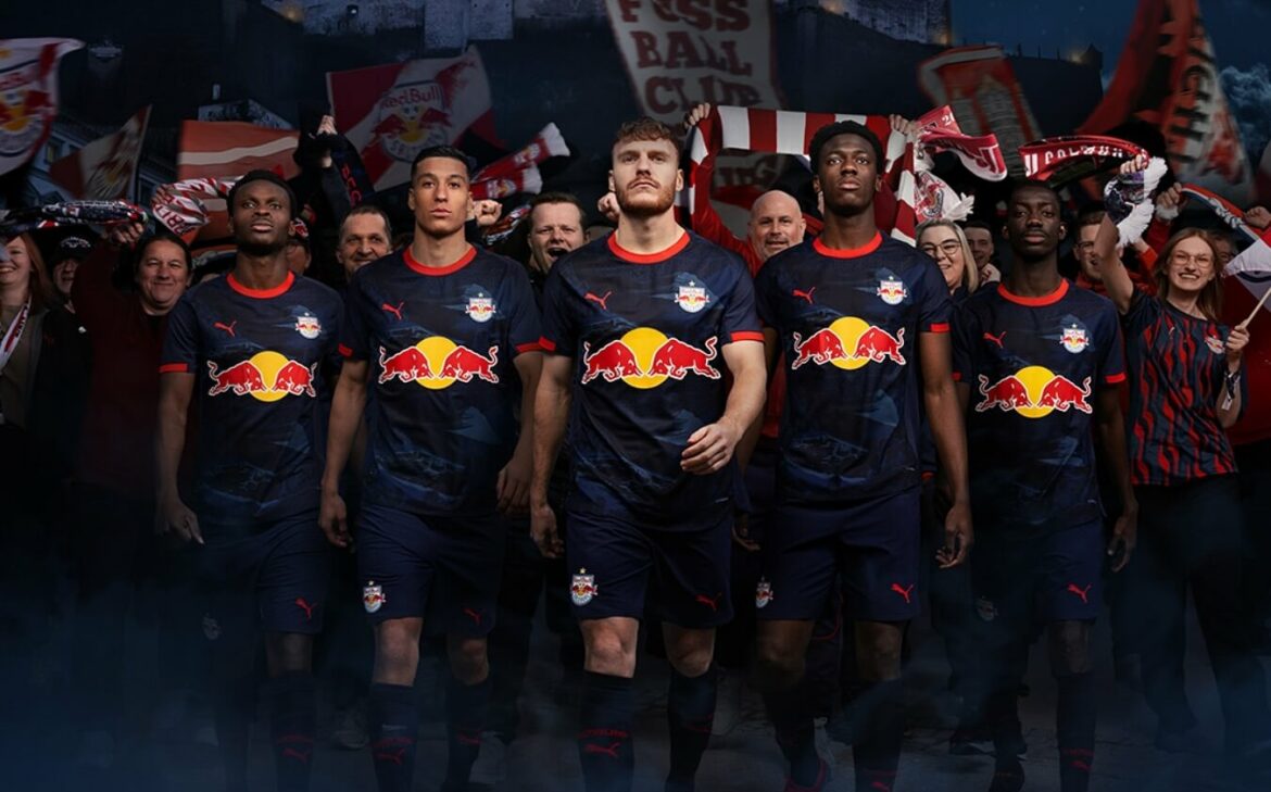 PUMA lança nova camisa reserva do Red Bull Salzburg 2025-2026
