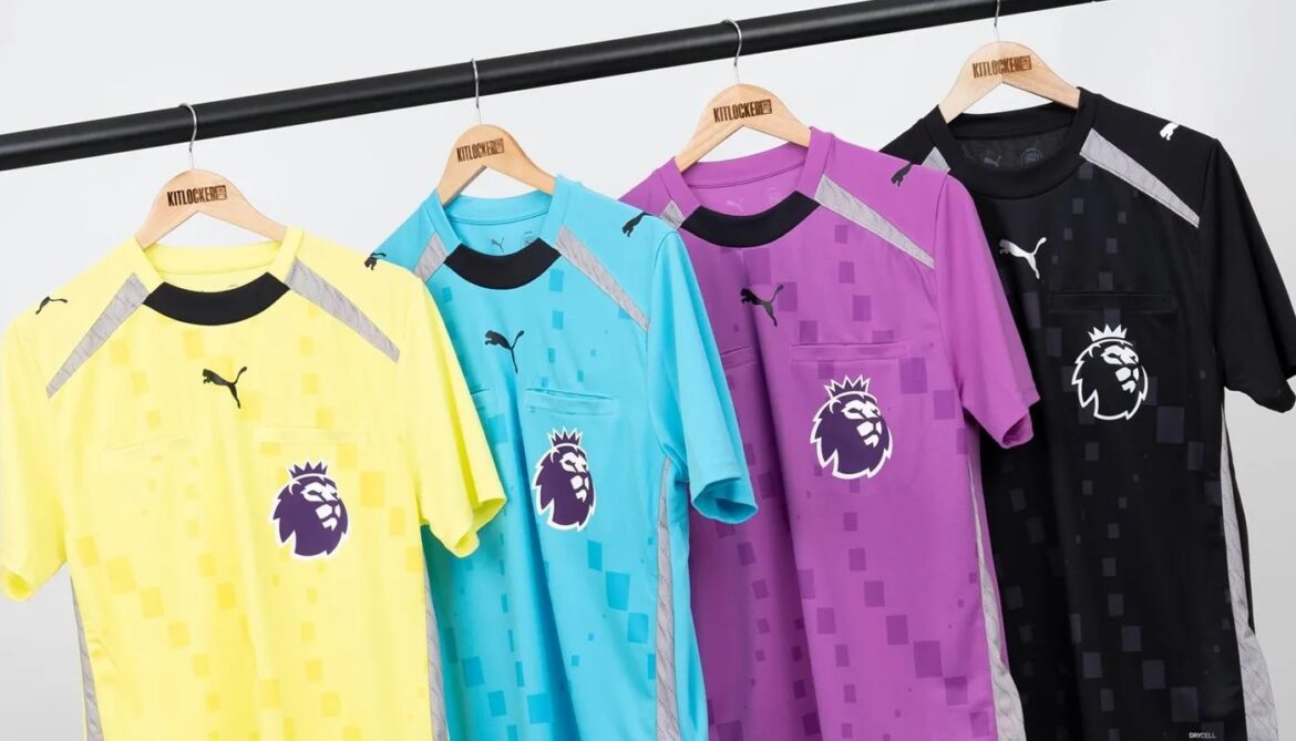 camisas árbitros premier league puma