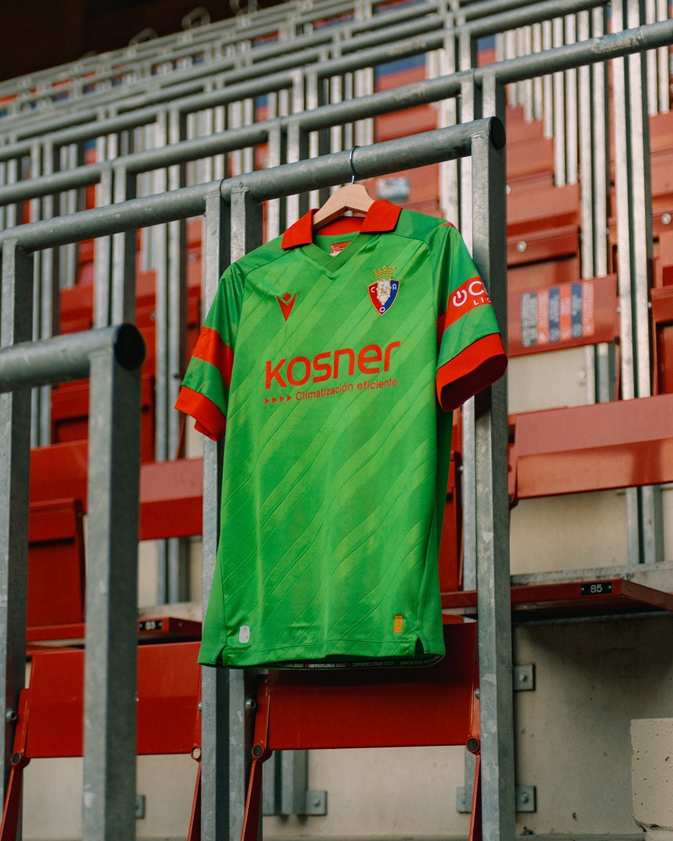 CA Osasuna lança nova camisa reserva 2025-2026 em homenagem à Copa da UEFA 1992