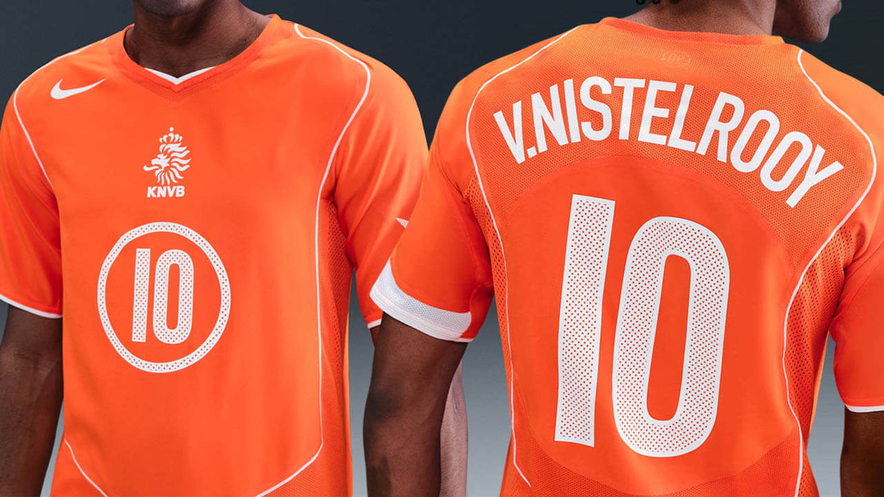 Nike traz ao Brasil reedição de camisa da Holanda de 2004 » Mantos
