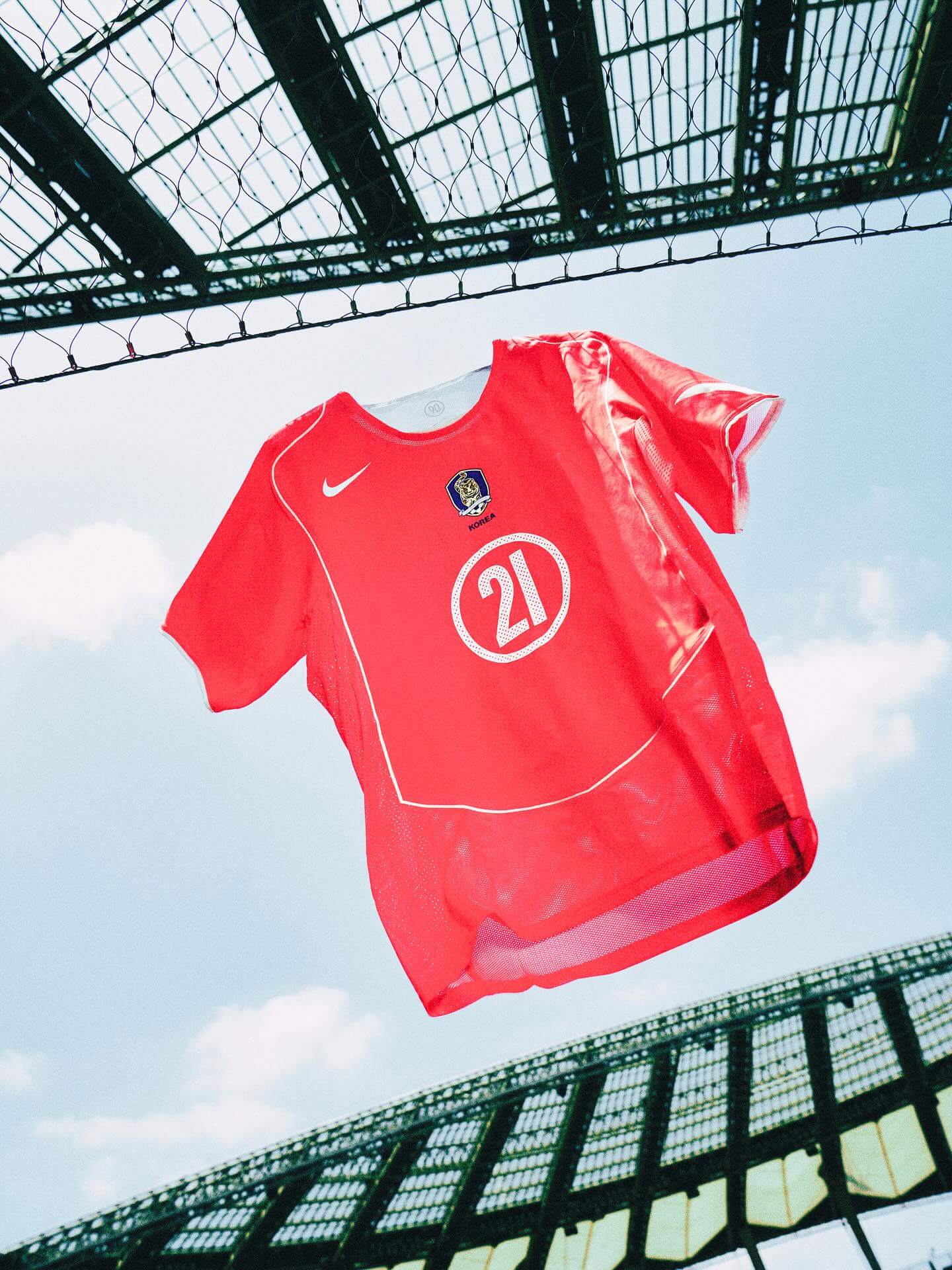 Camisa Total 90 da Coréia do Sul 2004-2005 Nike