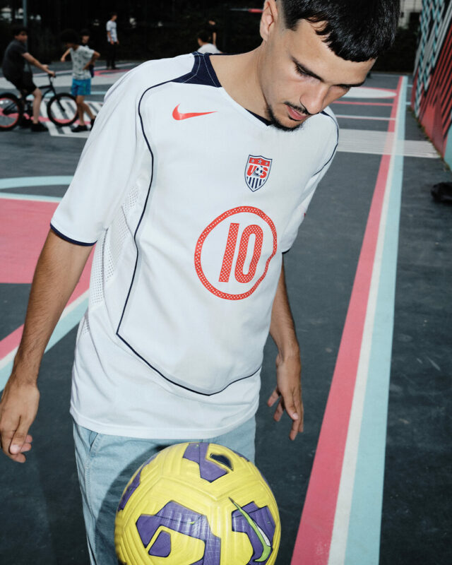 Camisa dos EUA Total 90 2004-2005 Nike Landon Donovan