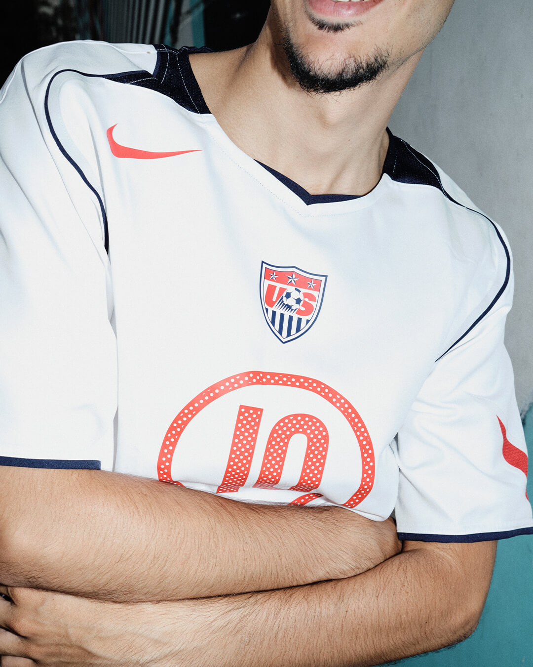 Camisa dos EUA Total 90 2004-2005 Nike Landon Donovan