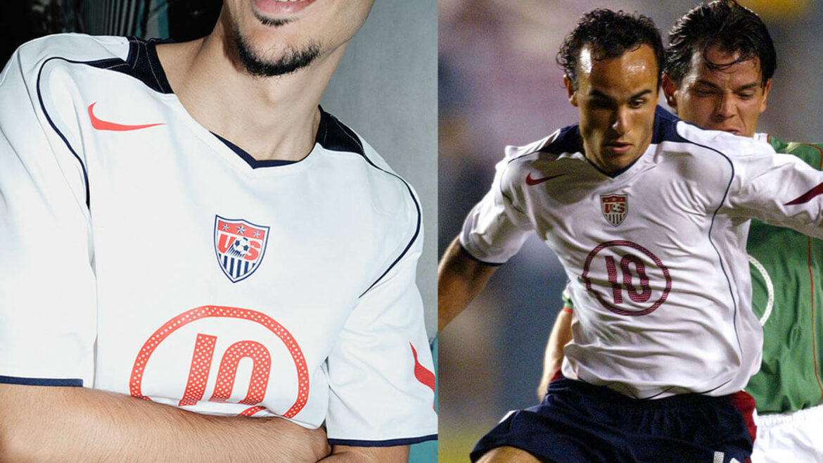 Camisa dos EUA Total 90 2004-2005 Nike Landon Donovan