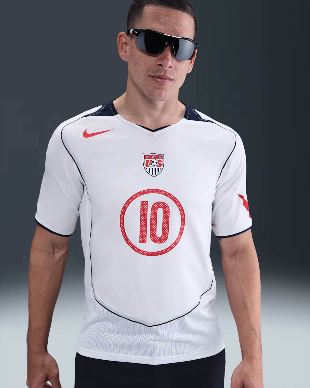 Camisa dos EUA Total 90 2004-2005 Nike Landon Donovan