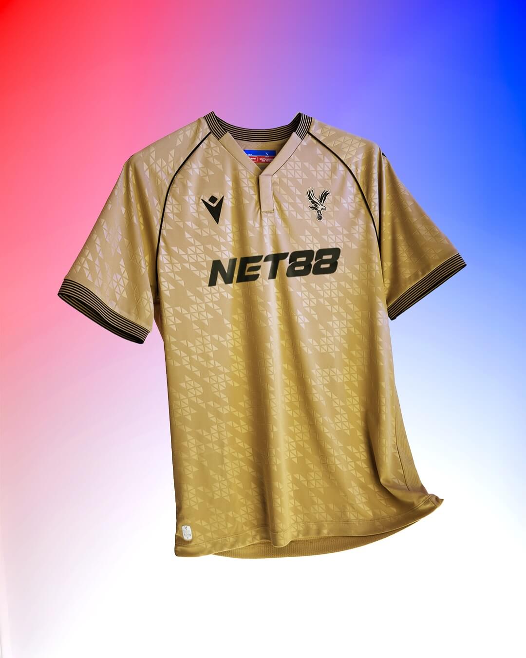 Camisa dourada do Crystal Palace 2025-2026 Macron