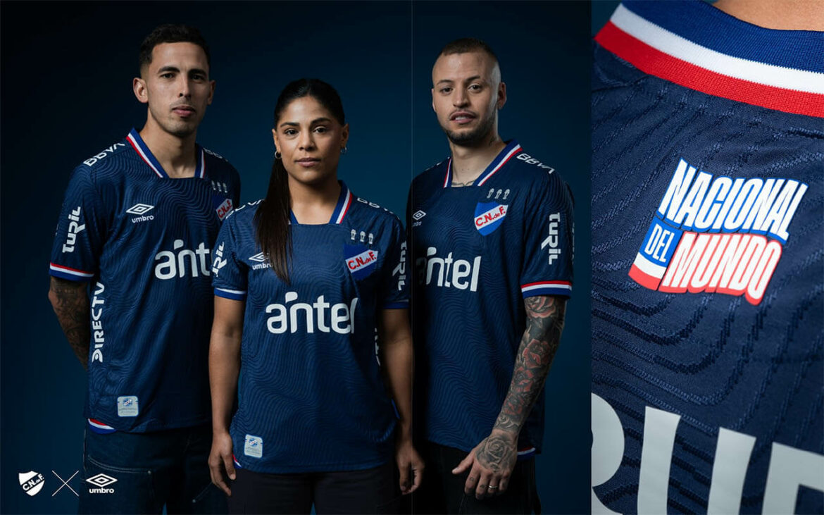 Camisa reserva azul-marinho do Club Nacional 2025-2026 Umbro a Camisa reserva azul-marinho do Club Nacional 2025-2026 Umbro