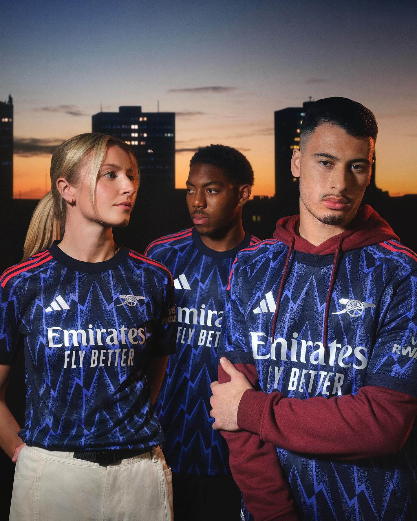 Camisa reserva do Arsenal 2025-2026 adidas