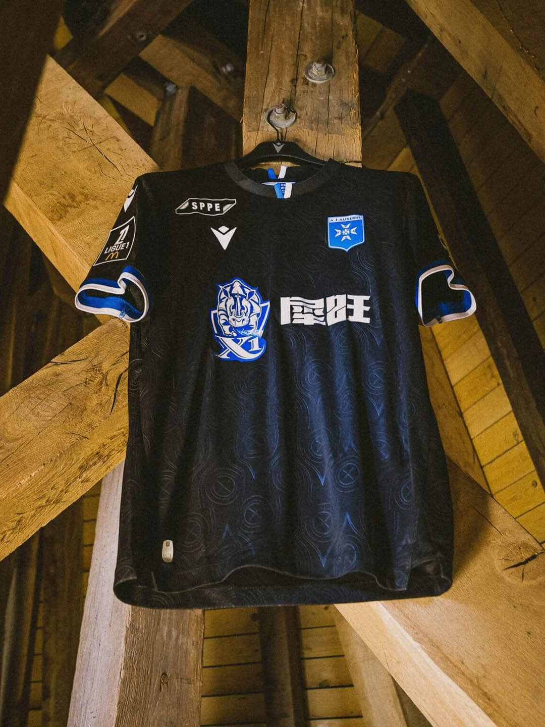 Camisa reserva do Auxerre 2025-2026 Macron